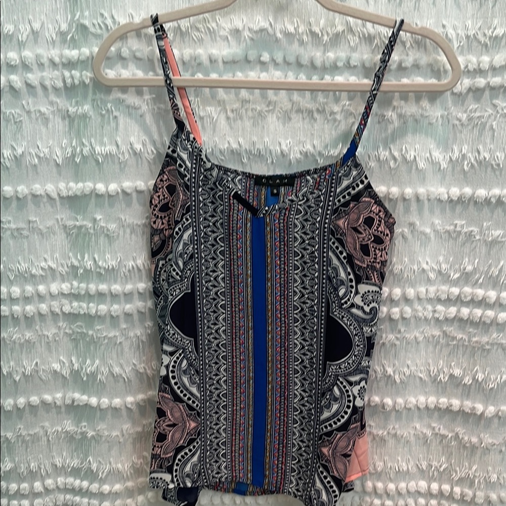 Multicolor Patterned Women's Top